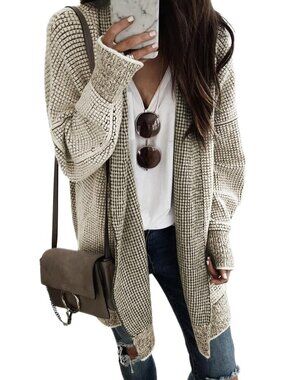 Cozy Oversized Cardigan Sweater for Women - Trendy Fall Fashion 2026